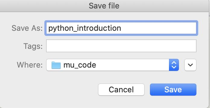 Mu save